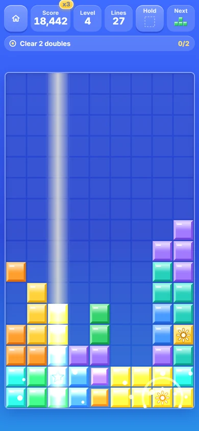 Cubely Cubelanche: a Star gem beam and Nova gem burst
