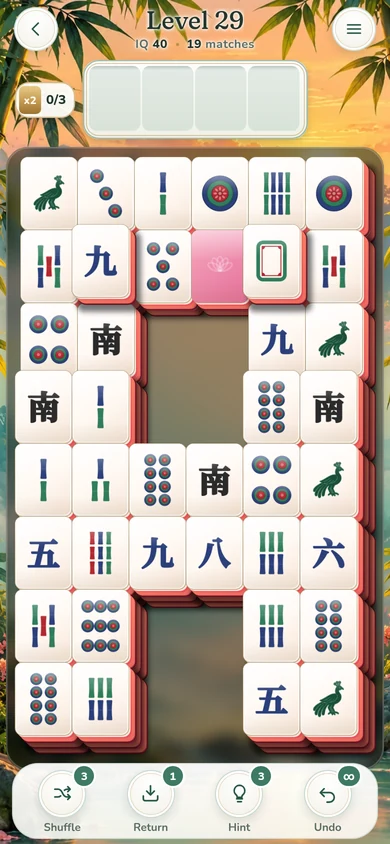 Tilewind: a dragon gate board at sunset